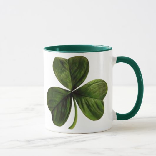 St. Patrick's Three Leaf Clover Mok (Rechts)