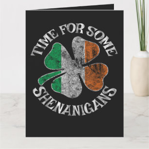 St. Patrick's Tijd voor wat Kabouterpret Klaver Bedankkaart
