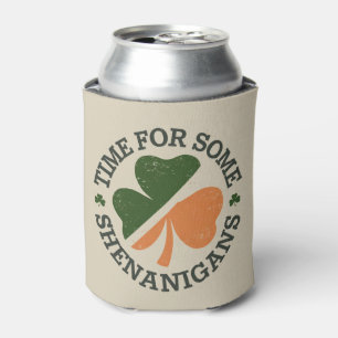 St. Patrick's Tijd voor wat kattenkwaad Klaver Blikjeskoeler