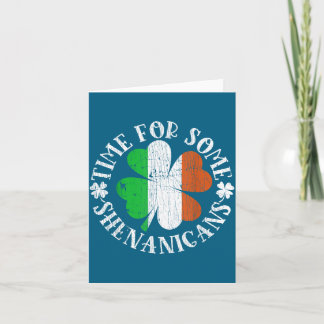 St. Patrick's Tijd Voor Wat Schelmenstreken Klaver Kaart