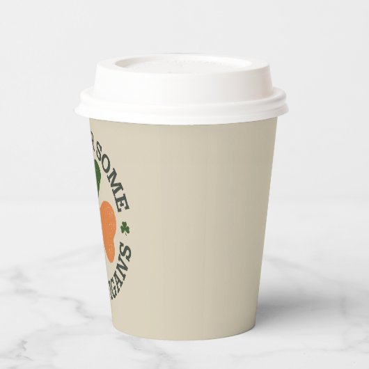 St. Patrick's time for some Shenanigans Clover Papieren Bekers (Links)