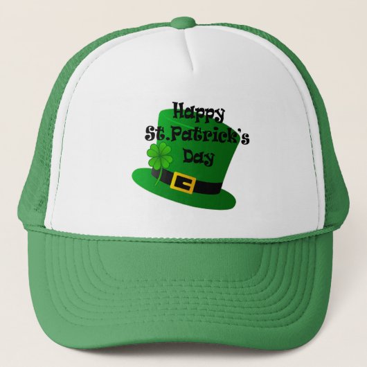 ST. Patricks Trucker Hat Pet (Voorkant)