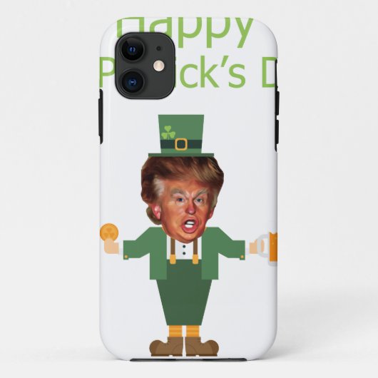st patricks trump leprechaun Case-Mate iPhone case (Achterkant)