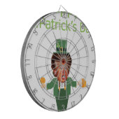 st patricks trump leprechaun dartbord (Voorkant Links)
