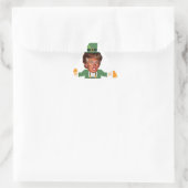 st patricks trump leprechaun driehoek sticker (Tas)