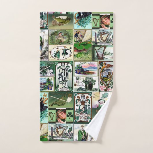 St Patrick's vintage (Serviette à main)
