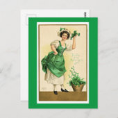 St. Patrick's vintage poster Briefkaart (Voorkant / Achterkant)