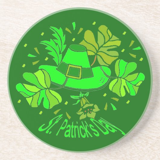St.Patrick's Zandsteen Onderzetter (Voorkant)