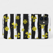 st patricks zwarte witte klaver Case-Mate iPhone case (Achterkant (horizontaal))