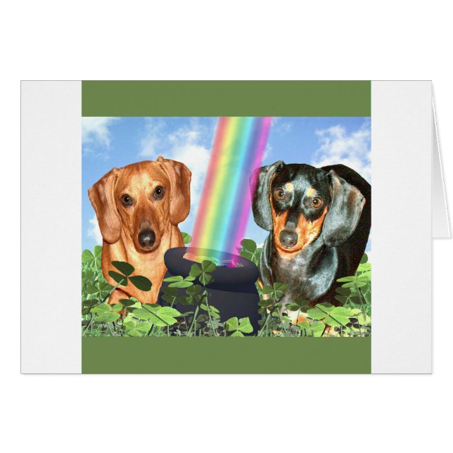 St Patricts Day Doxies (Voorkant Horizontaal)