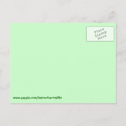 St Pat's Day Verjaardagsfeestuitnodiging Briefkaar Uitnodiging Briefkaart (Achterkant)