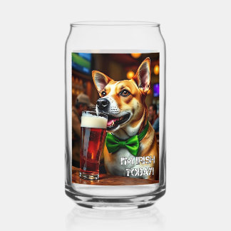 St. Pat's Dog Blikvorm Glas