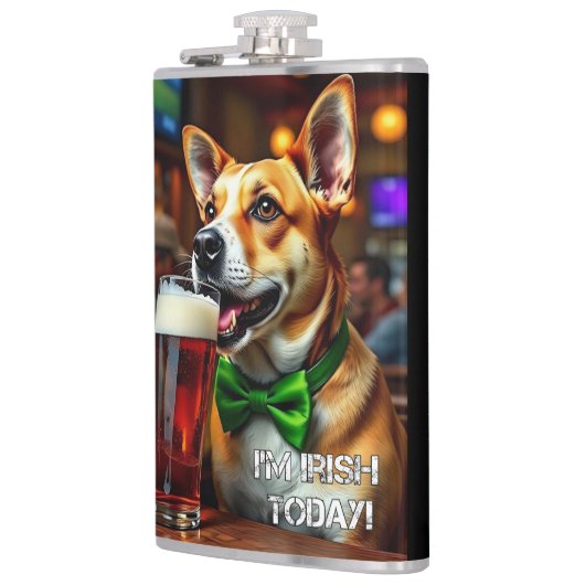 St. Pat's Dog Heupfles (Links)