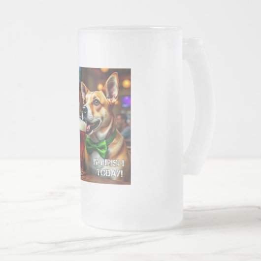 St. Pat's Dog Matglas Bierpul (Voorkant rechts)