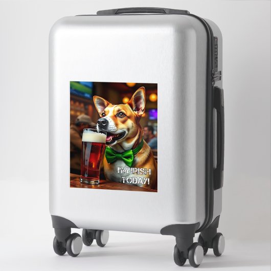 St. Pat's Dog Sticker (Koffer)