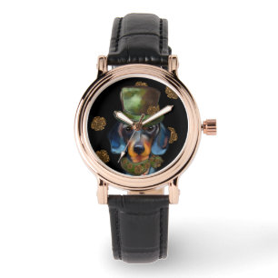 St. Patty Doxie Horloge