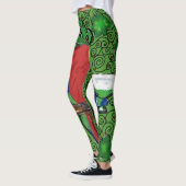 St. Patty Parrot Leggings (Links)