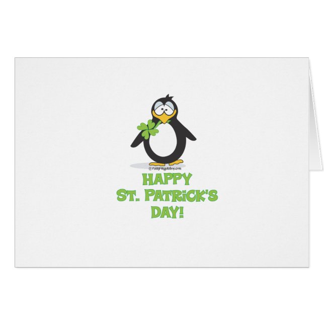 St. Patty Penguin (Voorkant Horizontaal)