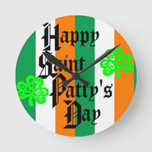 ST. PATTY'S DAG RONDE KLOK
