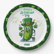 St. Patty's Day Augurk Cartoon Personage