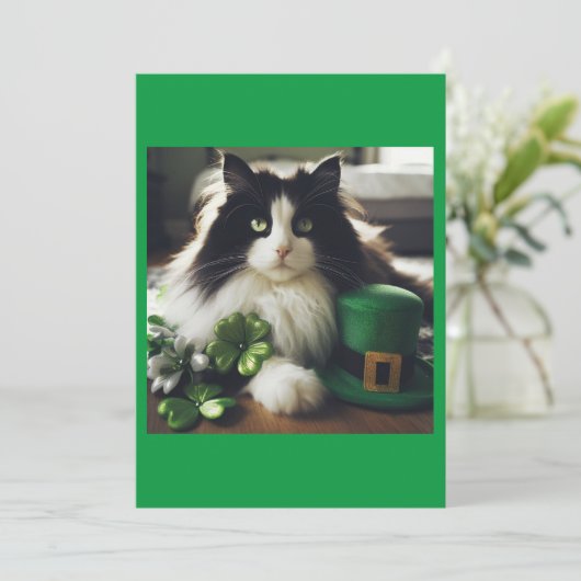 St. Patty's Day Cat (Staand voorkant)