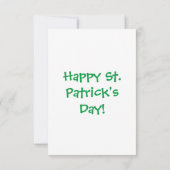 St. Patty's Day Sinaasappel Tabby Cat (Achterkant)