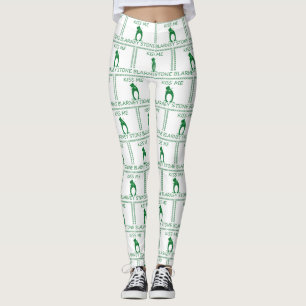 St. Patty's Leprechaun Kiss me Blarney Stone Leggings