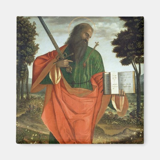 St. Paul, 1520 (olie op het paneel) Magneet (Voorkant)