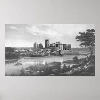 St. Paul collage van 3 verschillende eras Poster