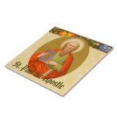 St. Paul de Apostle (PM 06) Tegeltje (Zijkant)