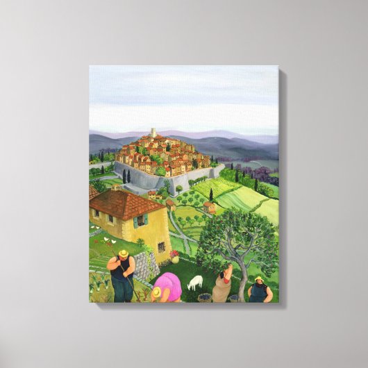 St. Paul de Vence Canvas Afdruk (Voorkant)