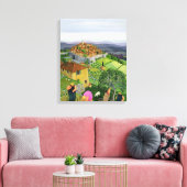 St. Paul de Vence Canvas Afdruk (Insitu (Woonkamer))
