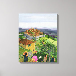 St. Paul de Vence Canvas Afdruk