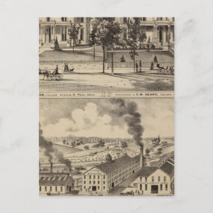 St. Paul Harvester Works, Minnesota Briefkaart