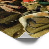 St. Paul leidde naar Damascus na zijn omleiding Poster (Hoek)