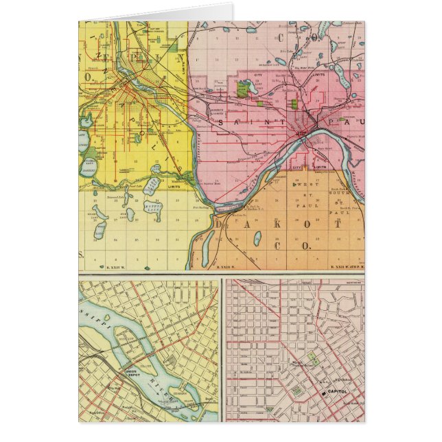 St. Paul, Minneapolis, Minnesota (Voorkant)