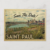 St Paul Minnesota Enregistrer La Date Cartes Posta (Devant)