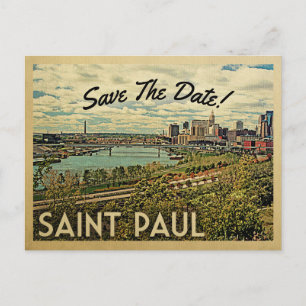 St Paul Minnesota redt de datum  Briefkaarten