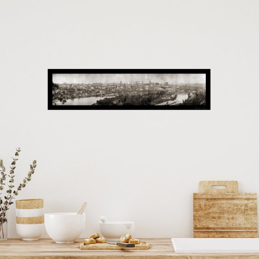 St. Paul MN Panoramic Photo 1911 Poster (Keuken)
