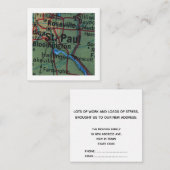 St Paul Nous avons déplacé une nouvelle carte d'ad (Devant / Derrière)