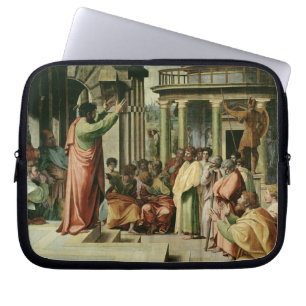 St. Paul Preaching in Athene (cartoon voor de vuis Laptop Sleeve