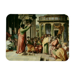 St. Paul Preaching in Athene (cartoon voor de vuis Magneet