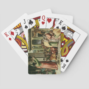 St. Paul Preaching in Athene (cartoon voor de vuis Pokerkaarten