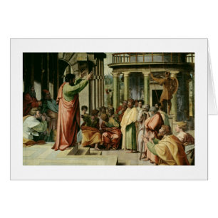 St Paul prêchant à Athènes (bande dessinée pou