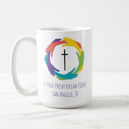 St Paul Pres Mission Mug 15 oz (Gauche)