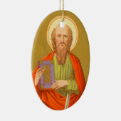 St. Paul the Apostle (PM06a) Ceramic Ornament (Rechts)