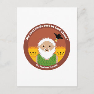 St. Paul the Hermit Briefkaart