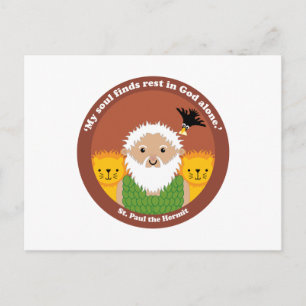 St. Paul the Hermit Briefkaart
