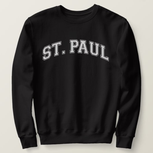 ST. PAUL University-stijl trui Amerika College (Design voorkant)