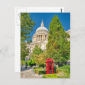 St. Paul's Cathedral, Briefkaart van het Verenigd  (Voorkant / Achterkant)
